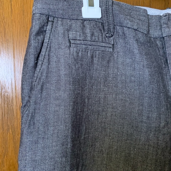 GAP Women's Gray Trousers with Pinstripe- Size 10 - Picture 6 of 13